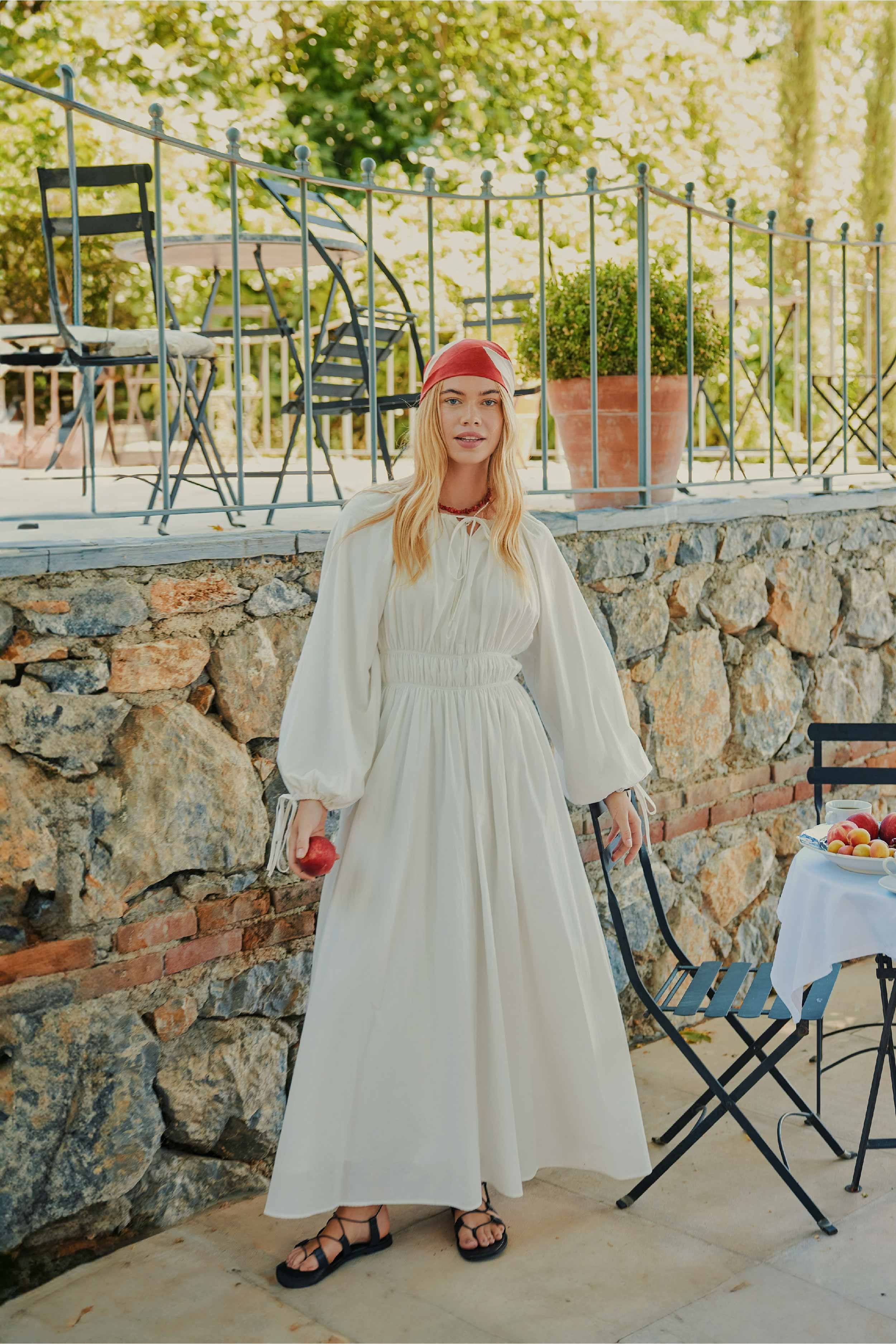 LONG SLEEVE COTTON MAX WHITE