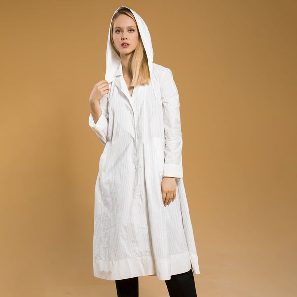 White Raincoat raincoat Lassiva Collection S white 
